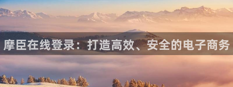 星耀国际ccmpc：摩臣在线登录：打造高效、安全的电子商务